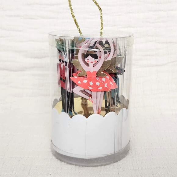 Meri Meri Christmas Nutcracker Ballet Party Picks Cupcake Toppers - Set of 24 - Picture 3 of 7